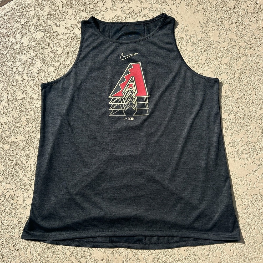 Arizona Diamondbacks Womens XL Sleeveless Tank Top Nike Dri-Fit MLB Baseball
